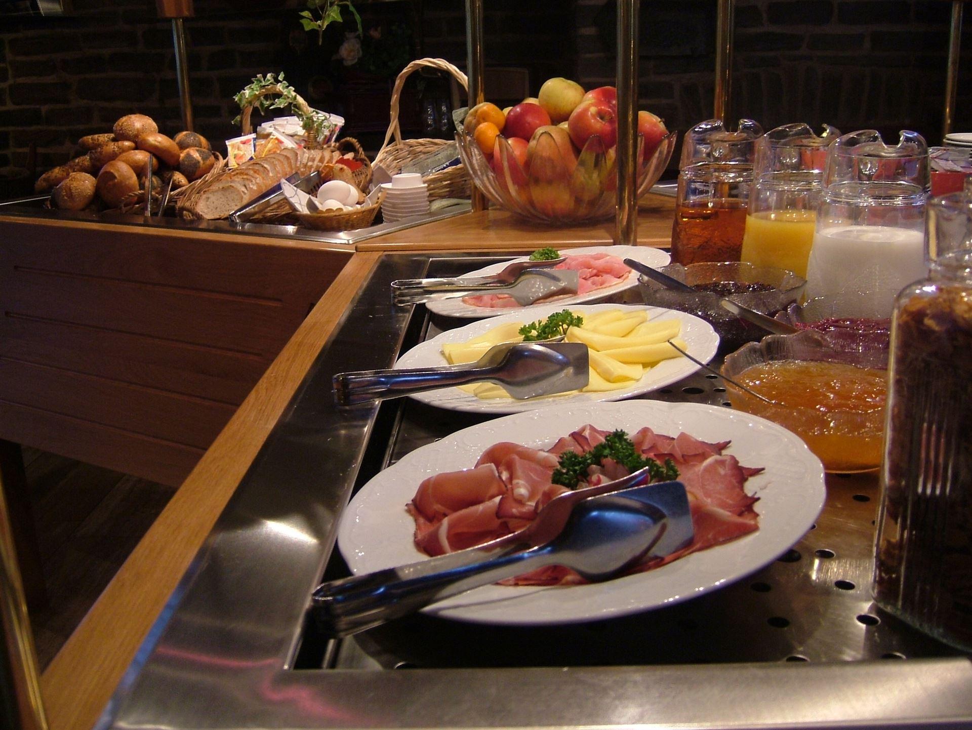 Unser reichhaltiges Frühstücksbuffet