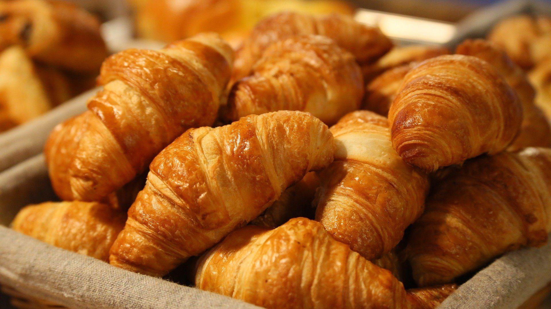 Frisch gebackene Croissants